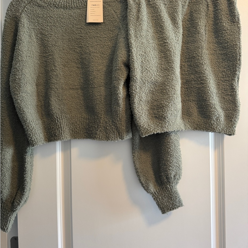 Target Green Crew Neck Sweater & Skirt Set